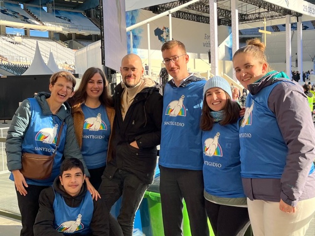 Au cours de sa visite en Belgique, le pape François a rencontré quelques familles de réfugiés arrivées par les couloirs humanitaires mis en place par Sant'Egidio